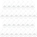 Pawfly 30 Pack Suction Cups with 40 Pieces Adjustable Zip Ties. Suction Cups kit for Aquarium Fish Tank and Shrimp Dodging Nest - size: 30 Pack