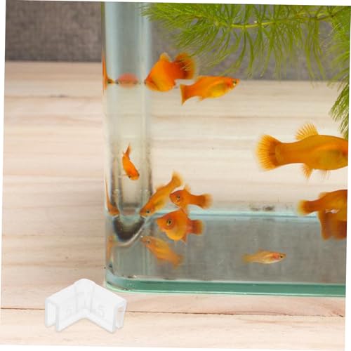 10pcs Transparent Aquarium Corner Guards Shaped Fish Tank Edge Protectors Easy Installation Durable for Enhanced Aesthetics and Safety
