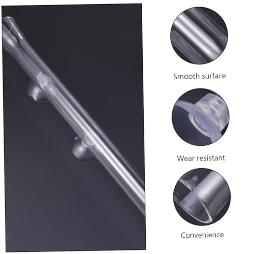 GANAZONO Aquarium Shrimp Feeder Tube and Dish Glass 200mm Fish Feeding Tool for Aquarium Shrimp and Fish Tank Supplies