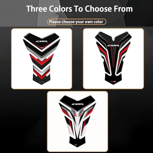 Tank Pad Sticker For CBR190 250 400 500 600R/RR Thermal Insulation, Damage Prevention, Coating Protection,The Fuel Tank Pad, CBR190 250 400 500 600R/RR Accessories (Black A) - color: Black A