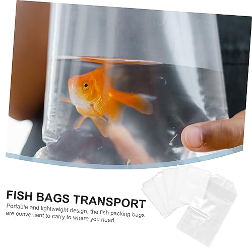 Happyyami 50pcs Ornamental Fish Bags Lightweight Fish Transport Containers for Safe Packing for Aquatic Transport and Storage