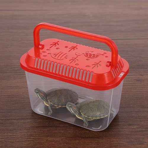 5pcs Pet Fish Travelling Container, Portable Beach Fish Tank for Transporting & Viewing, Transfer Bucket for Kids’ Science Education, Moving & Outdoor5.3x3.4x2.8in - color: Sky-blue