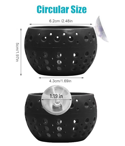 KINGYEENUO Betta Tunnel, Betta Fish Toys, Aquarium Fish Hideout with Suction Cups, Shrimp Cave Decor for Shrimp, Guppies - Safe Play & Resting Area for Bettas, Tank Accessories, a Set