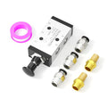 TAILONZ PNEUMATIC 3/8"NPT 5 Way 2 Position Air Hand Lever Operated Valve Pneumatic Solenoid Valve Manual Control Push-Pull 4R310-10 - size: 3/8"NPT, style: 5 Way 2 Position Manual