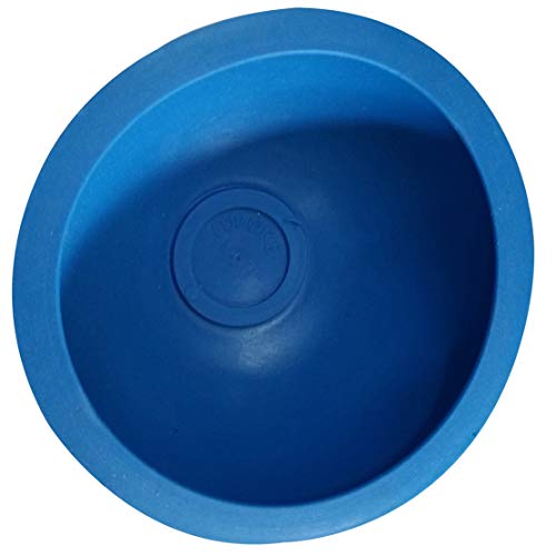 Drain Plunger, Small Hand Force Plumber Helper, Little 4 inch Cup Clog Remover, Tiny Rubber Unclogger in 9" Short Handle for Kitchen Sink, Bathroom Toilet, Shower Bath Tub (Blue) - color: Blue
