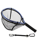 Fly Fishing Net Trout Net Kayak Fishing Net Freshwater Trout Fishing Landing Net Rubber Mesh for Catch and Release