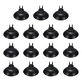 Aquarium Suction Cups, Fish Tank Suction Cups Clips Airline Tube Holders Clamps (Plastic, 15Pcs, Black) for 0.2" Fish Tank Airline Tubing Binding Moss Shrimp Nest, 5x30MM - color: Black, size: 5x30MM