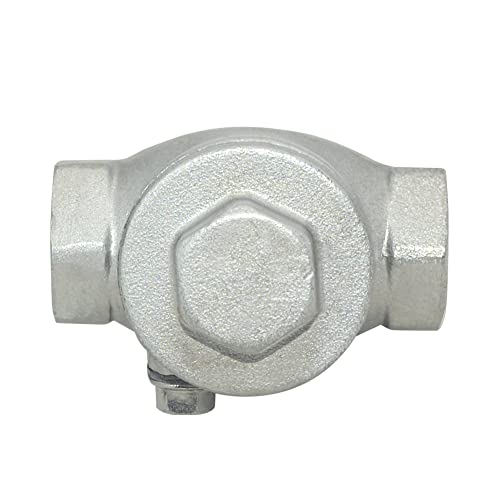 1/2" Stainless Steel SS316 Swing Check Valve,NPT Female x Female Thread,WOG 200 PSI PN16 CF8M - size: 0.5 Inch
