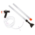 GLOGLOW Manual Aquarium Water Changer, Manual Aquarium Water Changer Cleaning Tool Fish Tank Gravel Cleaner for Changing and Sand Cleaner