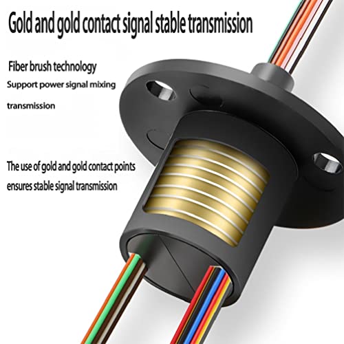 Slip Ring Electrical Slip Ring Slip Ring Connector Motor Slip Ring Rotating Connector Slip Ring Electrical Connector 3 Wires 30A Diameter 22mm - style: 3 Wires 10-30A Diameter 22mm