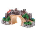 Simulation Bridge Decor for Fish Tank Aquarium Ornament Beautifully Crafted Tiny Bridge for Landscape for Aquatic Decoration Lifelike Design