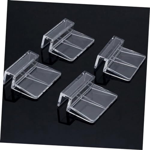 BESPORTBLE Fish Tank Lid Support Bracket Acrylic Clips 6 Pack 8mm Thick for Aquarium Glass Covers