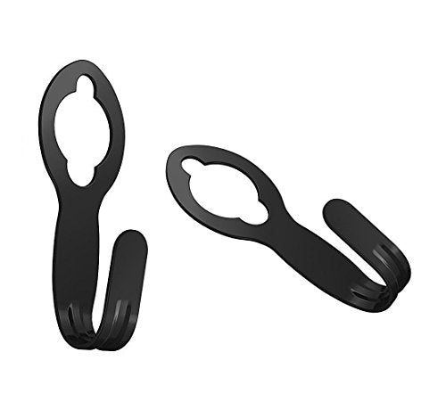chic style Garden Hose Holder Hook, Pack 2 Metal Hose Hangers for 50ft 25ft Expandable Hose - size: 2 Pack 8.66 *3.54*2 Inch