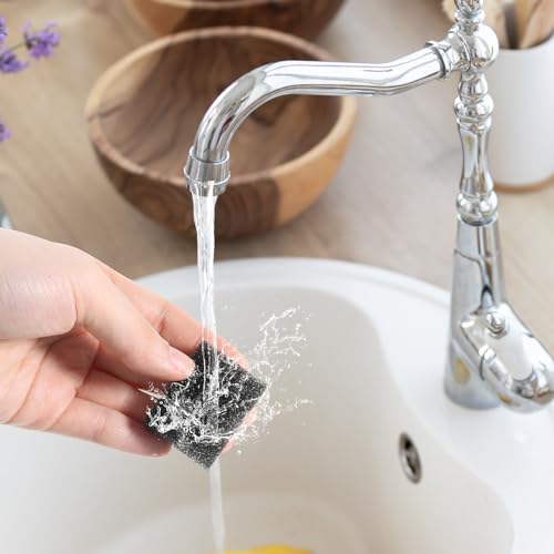 20 PCS Cat Fountain Sponge Replacement Foam Sponges, Block Shape Cat Water Fountain Sponge Filters Black Replacement Pre-Filter Sponges for Clean Water