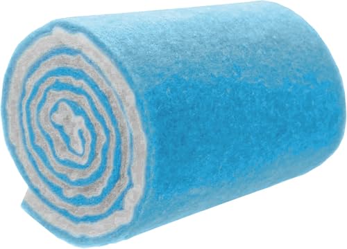 Big Kahuna Aquarium Filter Floss for Fish Tank Filters – Aquarium Filter Pad – 3/4-1 Inch Thick 12 Inch Wide 10 Feet Long - Media Roll for Healthy Water in Freshwater Aquariums or Marine Aquariums - size: 10 feet