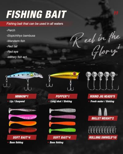 Ghosthorn Fishing Rod and Reel Combo Collapsible Fishing Pole Telescopic Fishing Rod Combo Travel Portable Fishing Set Carbon Fiber with Carrier Bag for Saltwater Freshwater - size: 7 feet, style: Full Kit With Fishing Tools