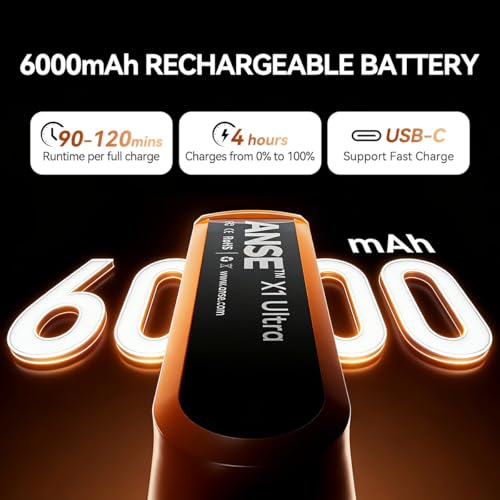ANSE Rechargeable Fuel Transfer Pump with 6000mAh Li-ion Battery (2.7GPM Model X1 Ultra)
