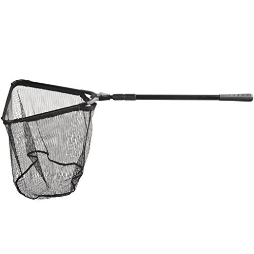 Fiblink Folding Aluminum Fishing Landing Net Fish Net with Extending Telescoping Pole Handle - style: Extend Length: 45-80 Inches