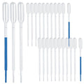 120Pcs Plastic Transfer Pipettes 1ml Dropper for Oil, Disposable Dropper Pipettes Eyedropper Water Droppers Pipette for Craft Lab Resin Paint - size: 1ml