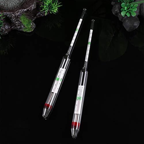 Accurate Fish Tank Hydrometer Aquarium Salt Water Salinimeter Glass Floating Areometer Temperature Reading