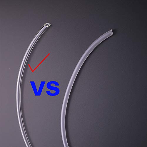 Aquarium Co2 Proof Tubing ID 3/16 inch 16 feet Clear Food Grade Air Line Tubing - color: Clear