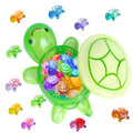 XXL Glow in the Dark Turtle Family - 51 Pcs Luminous Resin Sea Turtle Miniatures for Outdoor Garden Decor, Aquarium Fish Tank Ornament, DIY Fairy Garden & Terrarium Accessories