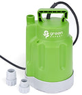 Green Expert 1/4HP Submersible Sump Pump, High Flow 1800GPH, 28FT Max Head, Portable Utility Water Pump for Basement Flooding, Emergency Water Removal, Pool, Hot Tub, Garden Drainage