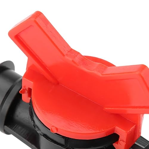 3/4" Plastic Line Hose Barbed Ball Valve Shut-Off Switch With Hose Barb Water Flow Control Connector for Aquarium Garden Micro Irrigation(1/2'') - size: 1/2''