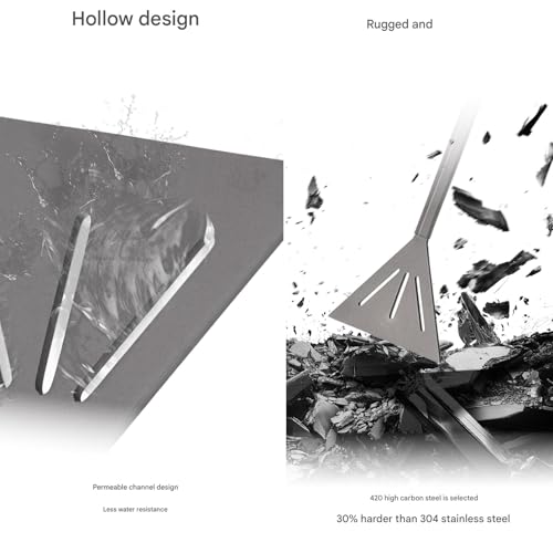 Premium Stainless Steel Sand Leveling Shovel for Aquascaping and Garden Soil Work Featuring Comfortable Grip Handle Plant Shovel - color: 30cm