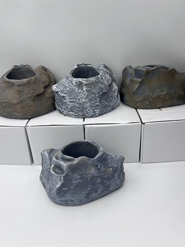 Smooth Gray Aquarium Plant Holder - (Smooth Gray) - color: Smooth Grey