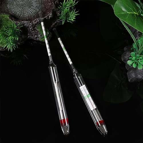 Accurate Fish Tank Hydrometer Aquarium Salt Water Salinimeter Glass Floating Areometer Temperature Reading