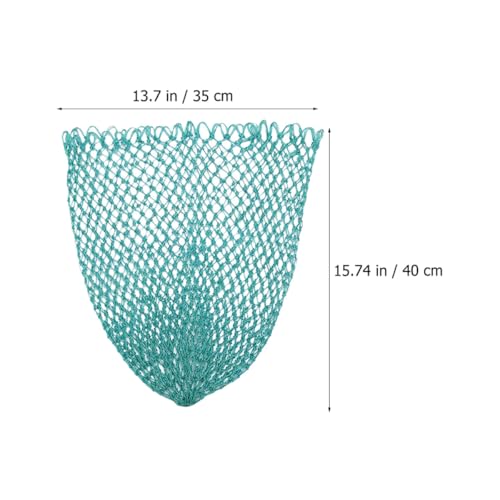 Toyvian Fishing Net Replacement Head Large Sturdy Nylon Mesh 35mm Medium Hole 40cm Diameter 36-Strand Large Outdoor Multi-use Fishing Accessory for Professional Anglers