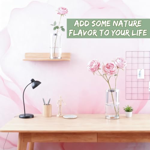 Creative Floating Floral Arrangement Holder, 2025 Innovative Floating Flower Display Stand, Flowers Arrangements Supplies, 10pcs Clear Acrylic Floating Flower Bowl Stem Holder, for Fish Tanks Table Decor (large) - size: large