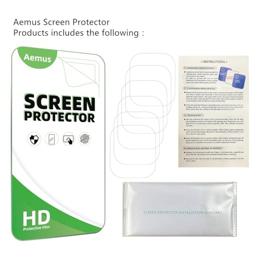Screen Protector Compatible for AMAZTIM M3 Smart Watch 2" (6 Pack) PET Clear Film, Compatible for KOSPET Tank M3 Ultra 1.96" Smart Watch