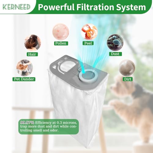 8 Pack HEPA R25 Vacuum Cleaner Bags Compatible for Riccar R25 Series R25S, R25D, R25P Upright Vacuums, #Part R25HC-6