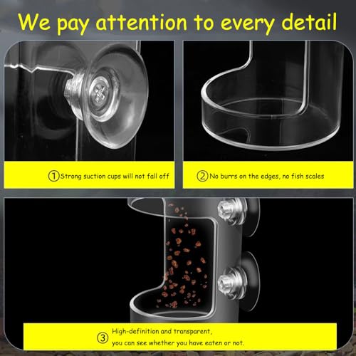 Fish Feeder Oval Back Flat Automatic Feeders Reduced Filter Clogging Tank Suitable for All Kinds of Food Tank Accessories - color: ellipses