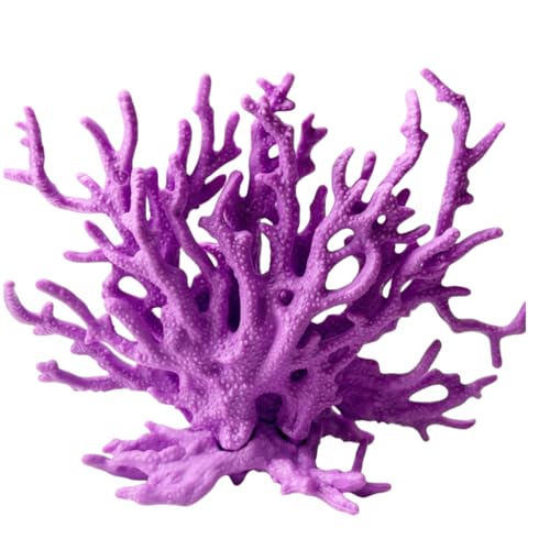 Fish Tank Decorations,Aquarium Corals Decoration, Aquarium Ornaments, Fish Tank Coral, Aquarium Corals Decoration, Fish Decorations for Aquarium (Purple, Medium) - color: Purple