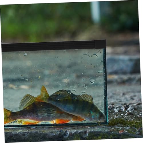 Toddmomy Fish Tank Edge Protector Strip for Aquarium Safety Easy Installation and Maintenance Non- Design for Tanks - size: 40.00X40.00X2.50CM