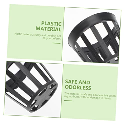 TOYANDONA 50pcs Plastic Water Plant Basket for Aquariums Hydroponic Plant Holder Lightweight Planting Tool for Fish Tank Decoration and Landscape
