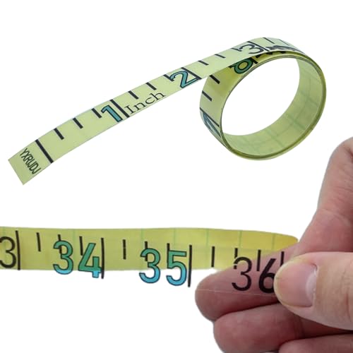 60" Fish Measuring Ruler Sticker for Boat 2 Pcs Strong Self Adhesive Transparent Waterproof Decal Tape Measure Clear Boat Accessories (60+36 inch) - size: 60+36 inch