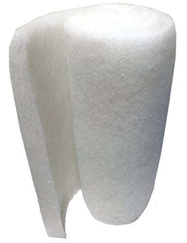 Premium Dual-Layer Filter Floss/Pad for Canisters, Sumps, Ponds and Aquariums - Cut to Fit 12x72 - Dye Free