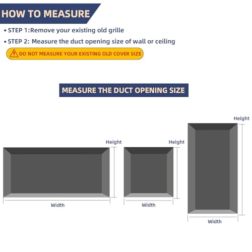 Return Air Filter Grille 24x12,Air Return Vent Cover for 24"W x 12"H Duct Opening,Steel HVAC Vent Covers for Wall and Ceiling,Holds 1" Thick AC Filter - size: For 24''W×12''H-Duct Opening