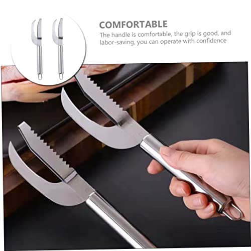 Fish Opener Set Reusable Remover Tool Stainless Steel Kitchen Gadgets Easy Handling