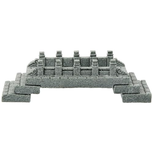balacoo Miniature Arch Bridge Model Artificial Landscape Decor for Fish Tank Garden Unique Sandstone Design for Gardens Lawn Decoration and Aquatic Settings