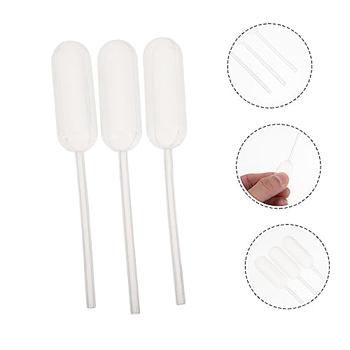 Alipis 100pcs Disposable Droppers Pipettes Plastic Dropper for Plant Aquarium Lab Essential Oils High Transparency
