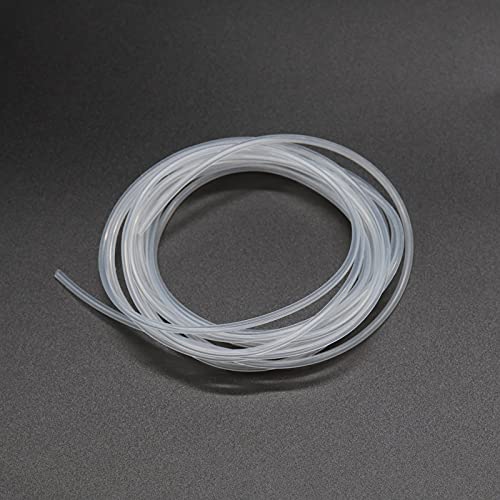 Silicone Tubing, 1.5mm ID x 2.5mm OD, 16.4ft (5m) Length, Flexible Silicone Rubber Tube Water Air Hose Pipe for Pump Transfer Transparent - size: 1.5mm ID x 2.5mm OD