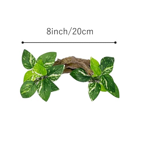 Fish Tank Decorations Aquarium Decor Ornaments Betta Silk Leaf pad Hammock Artifical Driftwood Cave Goldfish Bowl Accessories (Type-E) - color: Type-e