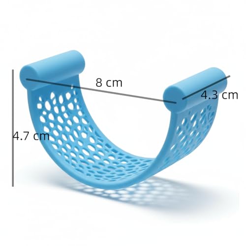 Betta Hammock Floating Decor and Resting Hideout for Betta Fish Tank Accessories Small Aquarium and Nano Tanks (Ice Blue) - color: Ice Blue