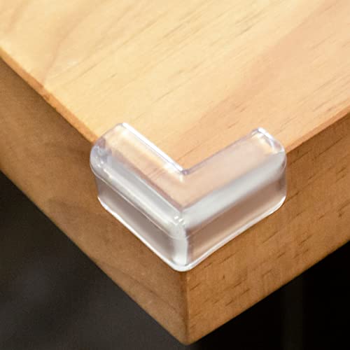 12 Pack Table Corners, Corner Guards, Clear Corner Protectors, Corner Protectors, Baby Proof Corner Guards Stop Child Head Injuries Tables, Furniture & Sharp Corners Baby Proofing (L-Shaped) - color: 12 Pack Corners