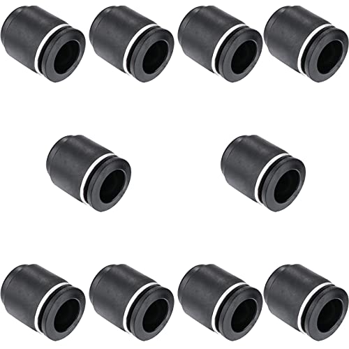 10PCS 3/8 Inch Tube OD Pneumatic Cap Plug Fitting, PPF-3/8 Plastic Push-in Connect Fitting - size: 3/8 OD